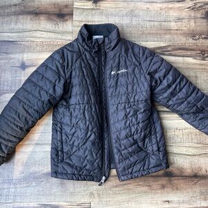 Columbia Kid's Black Quilted Puffer Winter Coat